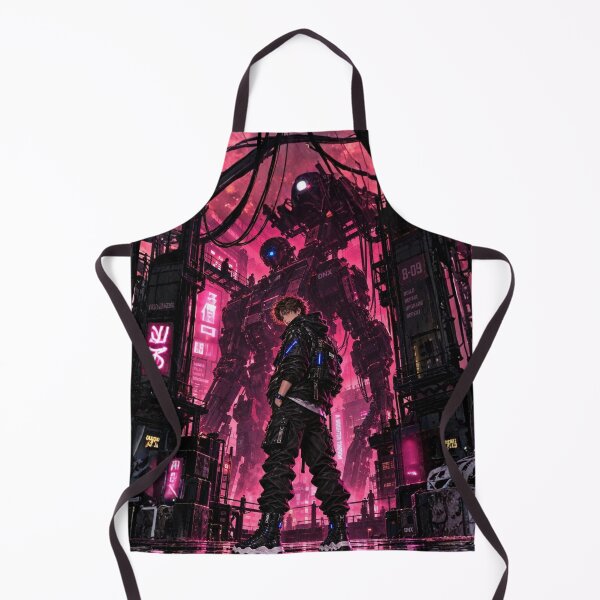 Item preview, Danix Cyberpunk Giant Mech Poster Design designed and sold by Kenzie & Co.