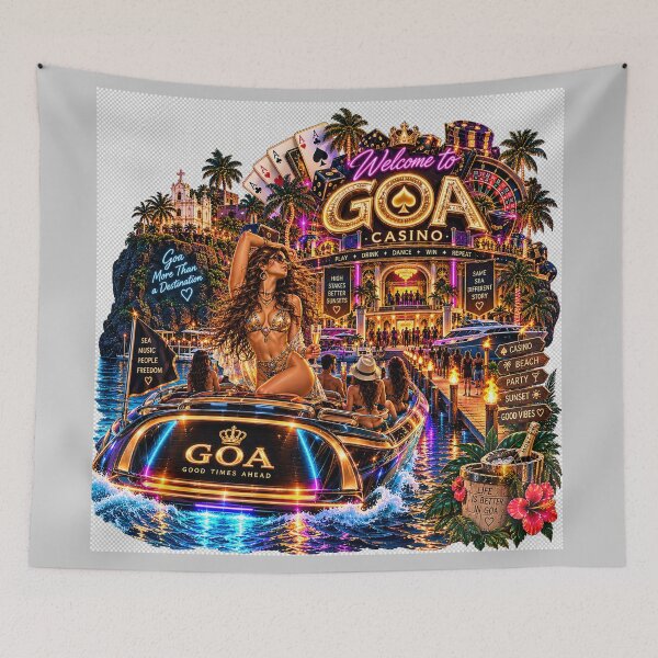 Item preview, Welcome to Goa Casino • Good Times Ahead • More Than a Destination designed and sold by Goanheartprints.
