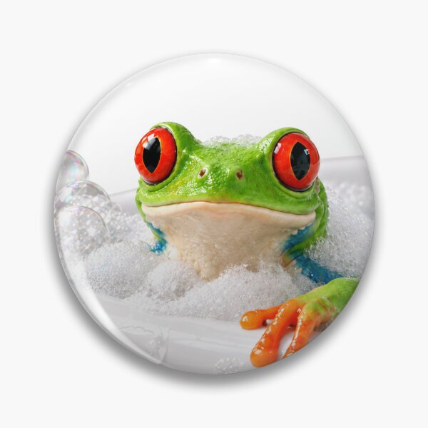 Item preview, Red-Eyed Tree Frog Bathtub designed and sold by Sillytoe.
