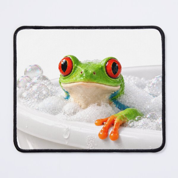 Item preview, Red-Eyed Tree Frog Bathtub designed and sold by Sillytoe.