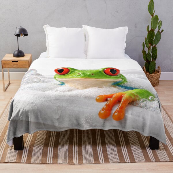 Item preview, Red-Eyed Tree Frog Bathtub designed and sold by Sillytoe.