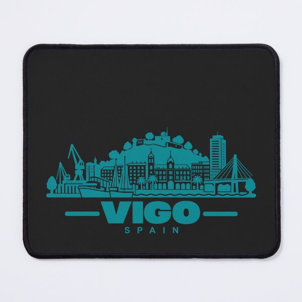 Item preview, Vigo Spain Line Art Coastline Poster designed and sold by CMYKStudio.