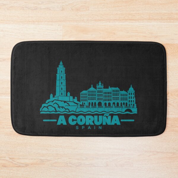 Item preview, A Coruna Spain Line Art Coastline Poster designed and sold by CMYKStudio.