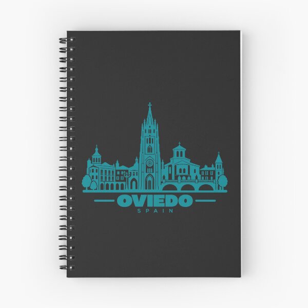 Item preview, Oviedo Spain Line Art Landmark Poster designed and sold by CMYKStudio.
