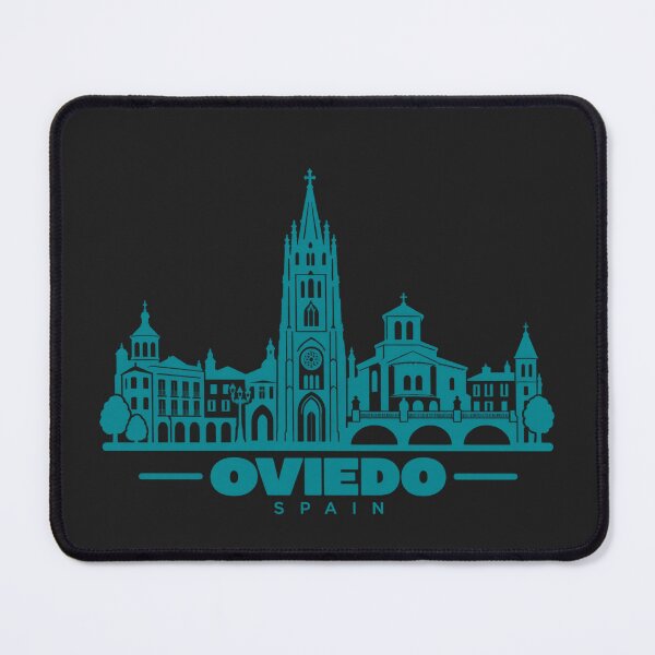 Item preview, Oviedo Spain Line Art Landmark Poster designed and sold by CMYKStudio.