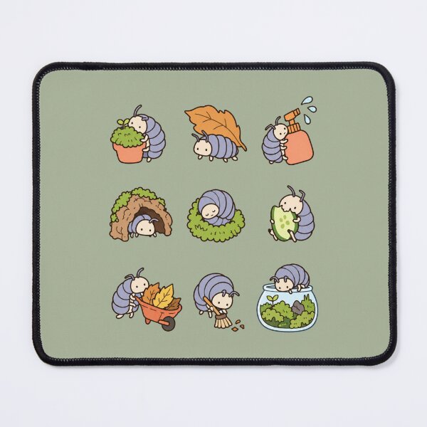 Item preview, Cute Kawaii Isopod Garden Illustration designed and sold by bosamji.