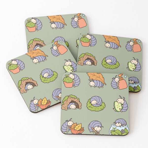 Item preview, Cute Kawaii Isopod Garden Illustration designed and sold by bosamji.