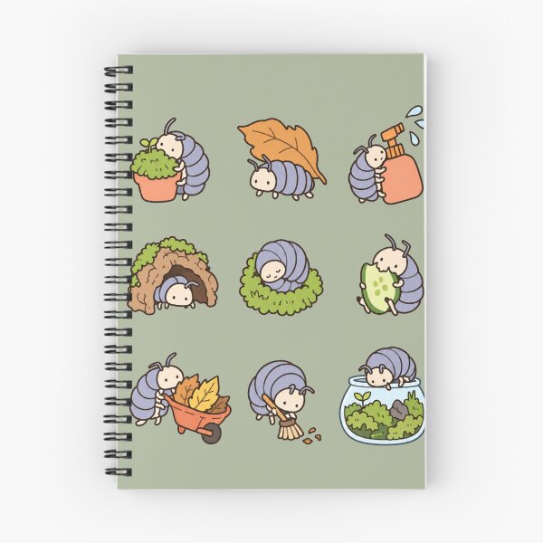 Item preview, Cute Kawaii Isopod Garden Illustration designed and sold by bosamji.