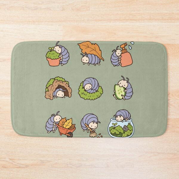 Item preview, Cute Kawaii Isopod Garden Illustration designed and sold by bosamji.