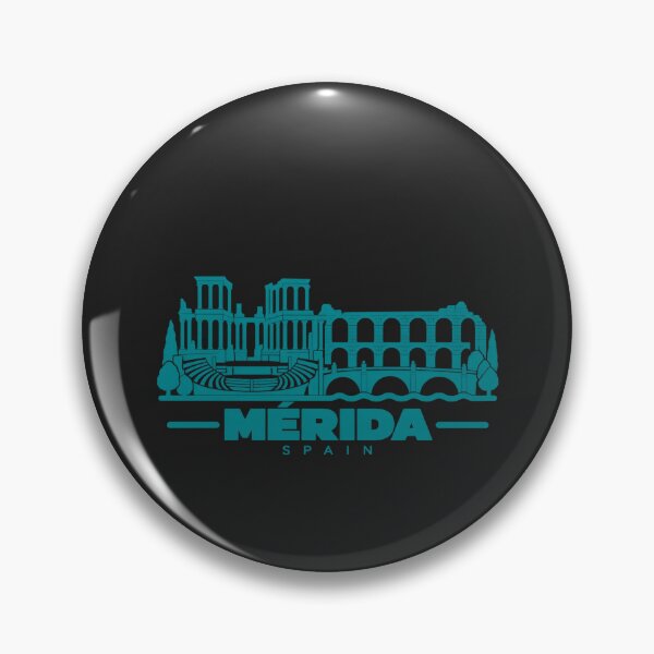 Item preview, Merida Spain Line Art Landmark Poster designed and sold by CMYKStudio.