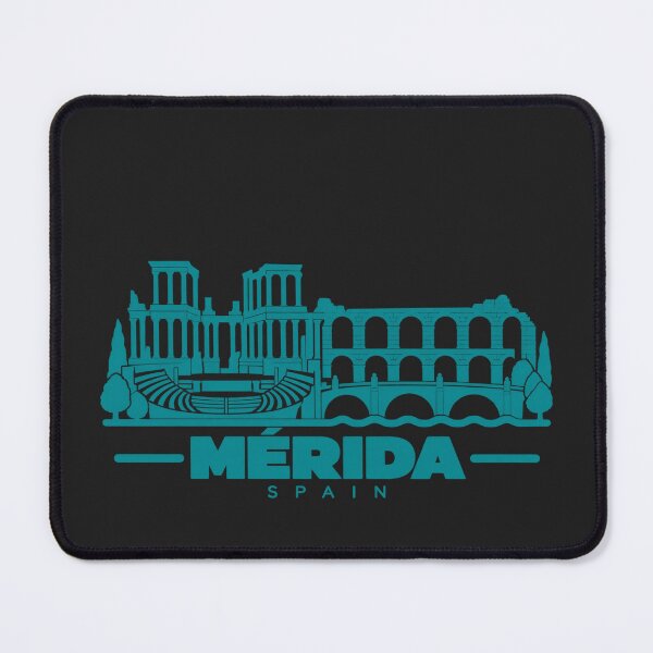 Item preview, Merida Spain Line Art Landmark Poster designed and sold by CMYKStudio.