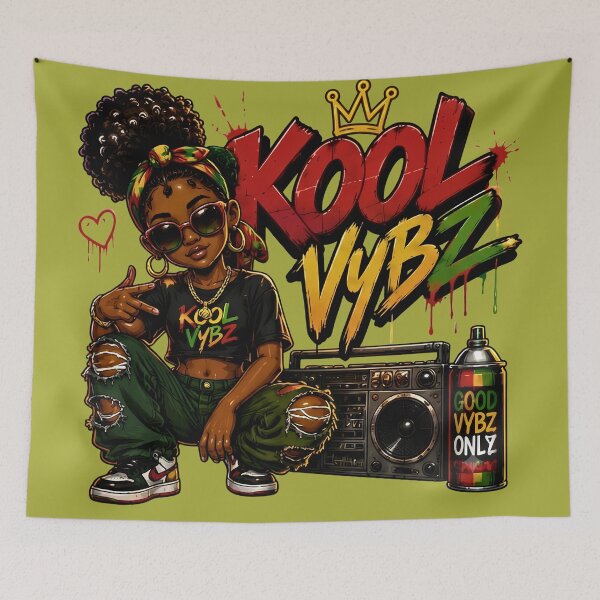 Item preview, Kool Vybz Urban Streetwear Graffiti Art Illustration   designed and sold by digitalbob60.