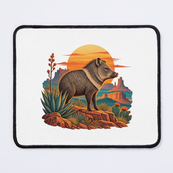 Item preview, Retro Desert Javelina designed and sold by Georain.