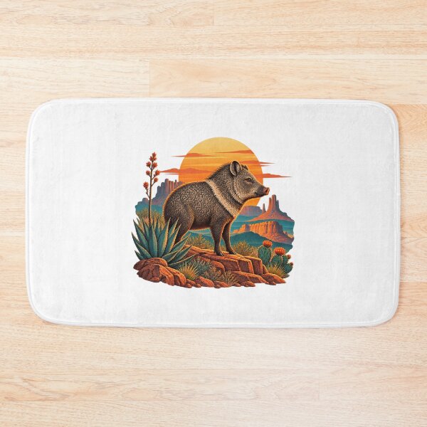 Item preview, Retro Desert Javelina designed and sold by Georain.