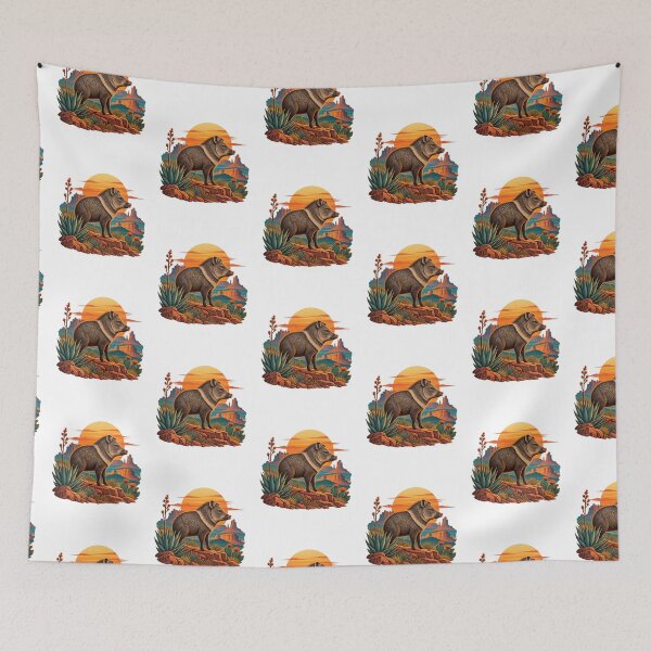 Item preview, Retro Desert Javelina designed and sold by Georain.