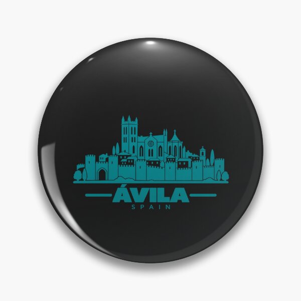 Item preview, Avila Spain Line Art Landmark Poster designed and sold by CMYKStudio.