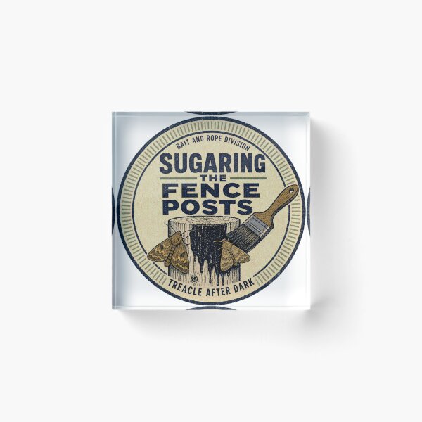 Item preview, Sugaring the Fence Posts Bait Shield Moth designed and sold by BoosterShop.
