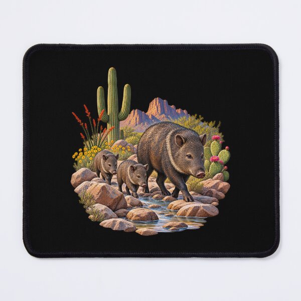 Item preview, Retro Desert Javelina designed and sold by Georain.