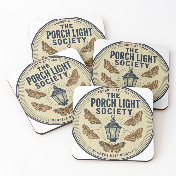 Item preview, The Porch Light Society Moth Club Badge designed and sold by BoosterShop.