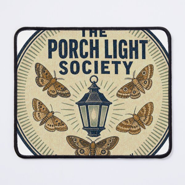 Item preview, The Porch Light Society Moth Club Badge designed and sold by BoosterShop.