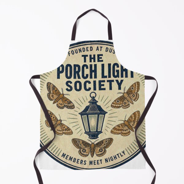 Item preview, The Porch Light Society Moth Club Badge designed and sold by BoosterShop.