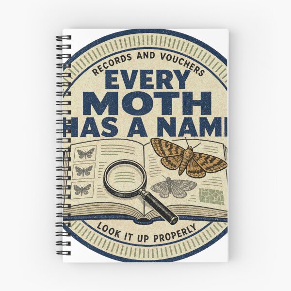 Item preview, Every Moth Has A Name Identification Book Badges designed and sold by BoosterShop.