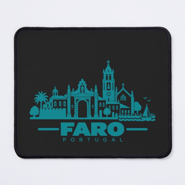 Item preview, Faro Portugal Line Art Coastline Poster designed and sold by CMYKStudio.