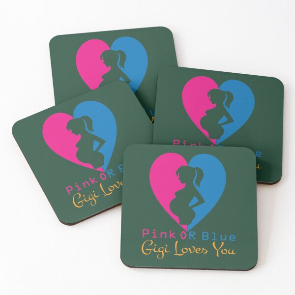 Item preview, Pink or blue gigi loves you (7) designed and sold by CommunePressive.