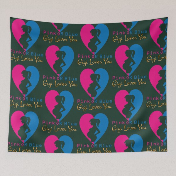 Item preview, Pink or blue gigi loves you (7) designed and sold by CommunePressive.