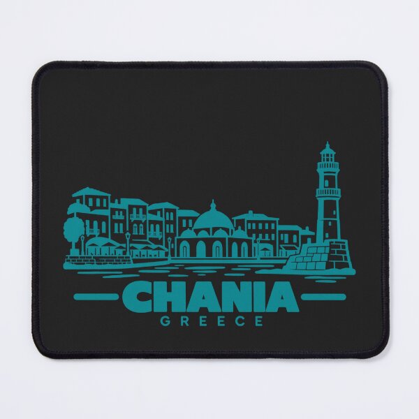 Item preview, Chania Greece Line Art Coastline Poster designed and sold by CMYKStudio.