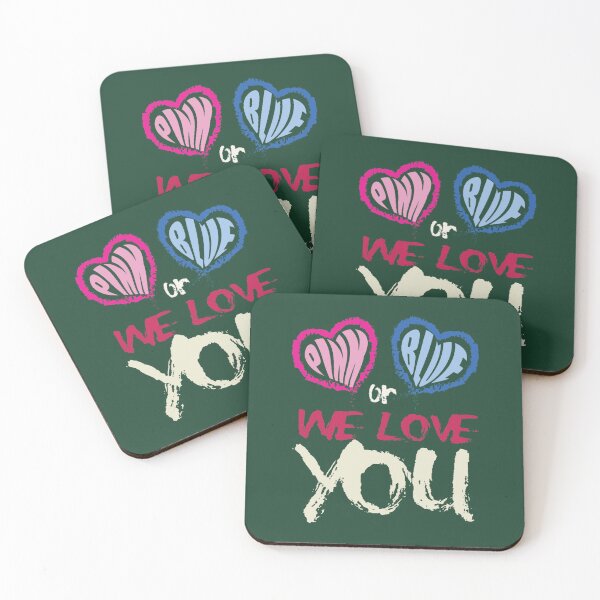 Item preview, Pink Or Blue We Love You Baby Shower Gender Reveal  designed and sold by CommunePressive.