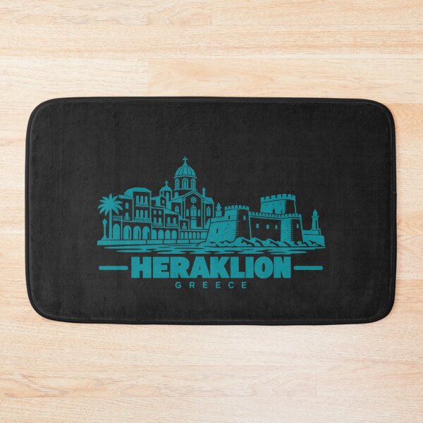 Item preview, Heraklion Greece Line Art Landmark Poster designed and sold by CMYKStudio.