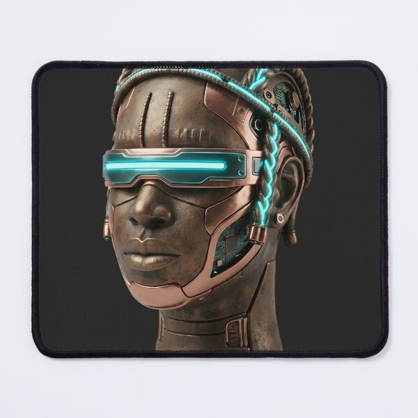 Item preview, Cybernetic Benin Bronze Head designed and sold by A3eEcosystem.