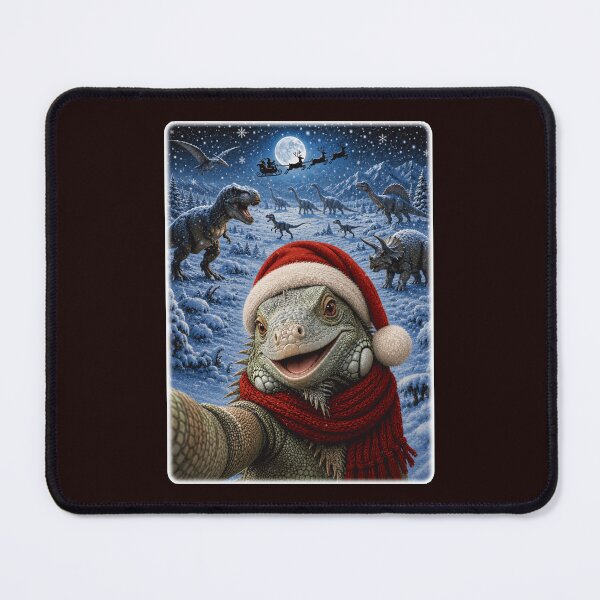 Item preview, Iguana Xmas Dinosaurs Moon Night Starry Iguana Christmas designed and sold by JolinChinn.