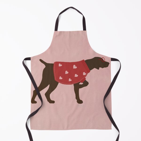 Item preview, Pointerdog with hearts sweater designed and sold by Ana Gorozpe.