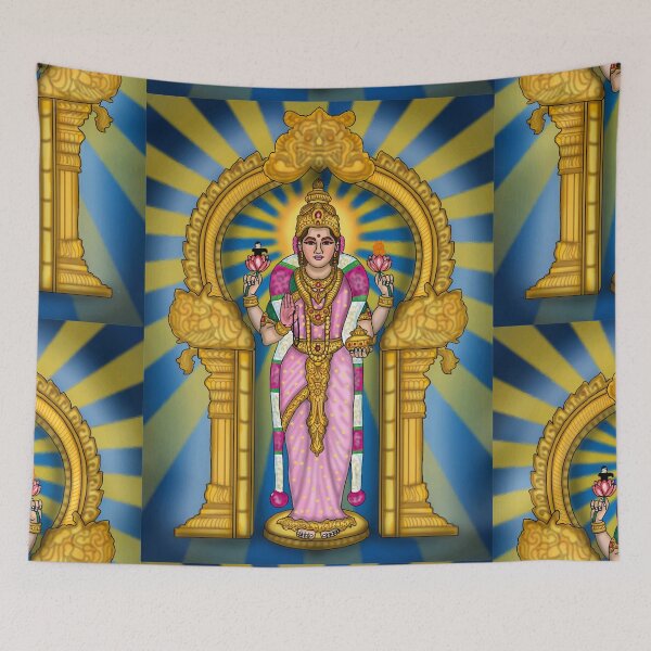 Item preview, Goddess Durga Digital Drawing | Hindu Goddess Spiritual Artwork designed and sold by Harshit_Digital_Arts.