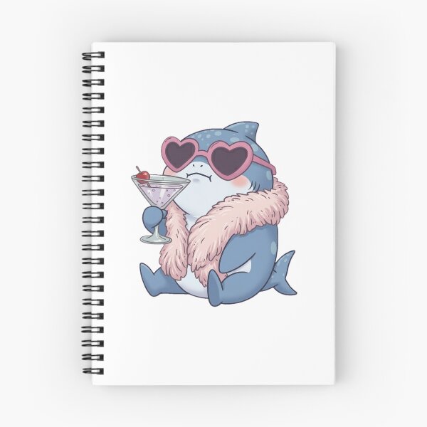 Item preview, Cute Glamorous Shark designed and sold by Nature's Chibis.