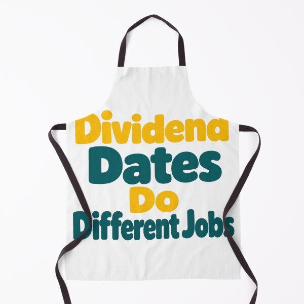 Item preview, Dividend Dates Different Jobs Bold Letter Art designed and sold by Bikivuno.