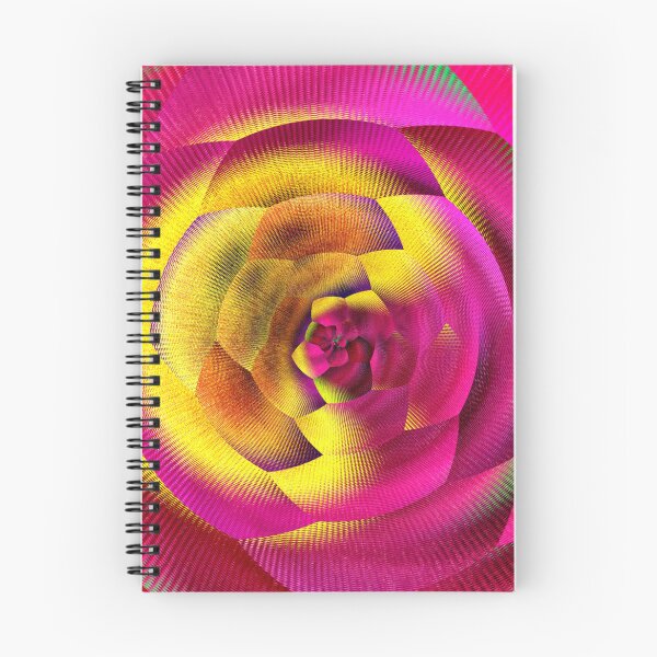 Item preview, Magenta and Gold Floral Spiral designed and sold by SilentBloomLab.