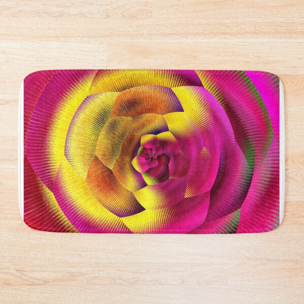 Item preview, Magenta and Gold Floral Spiral designed and sold by SilentBloomLab.