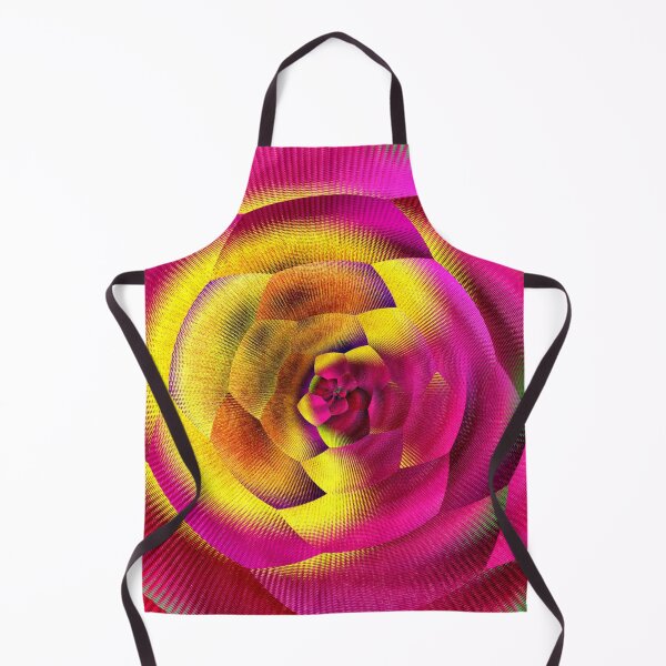 Aperçu de l'œuvre Spirale Florale Magenta et Or créée et vendue par SilentBloomLab.