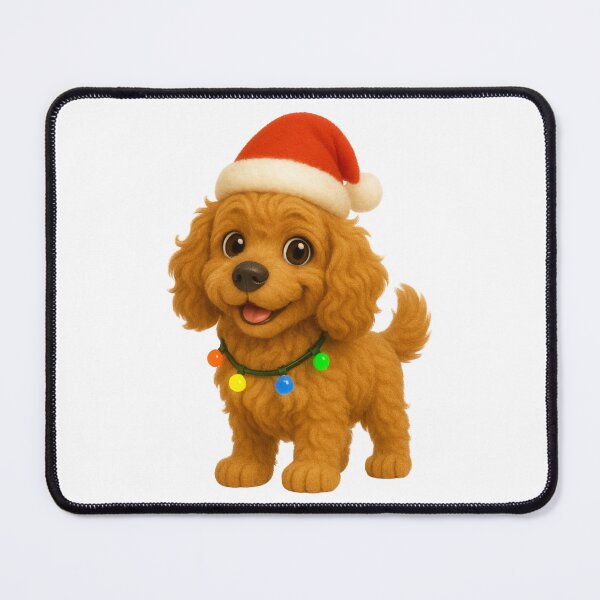 Item preview, Cockapoo Christmas Cheer designed and sold by Sillytoe.