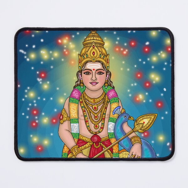 Item preview, Lord Murugan Digital Drawing | Hindu God Spiritual Artwork designed and sold by Harshit_Digital_Arts.