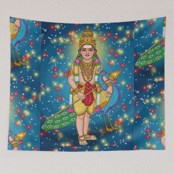 Item preview, Lord Murugan Digital Drawing | Hindu God Spiritual Artwork designed and sold by Harshit_Digital_Arts.