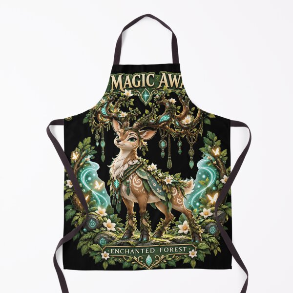 Item preview, Wild Magic Awakens - Enchanted Forest Deer Spirit designed and sold by M. Mamdouh Artworks.