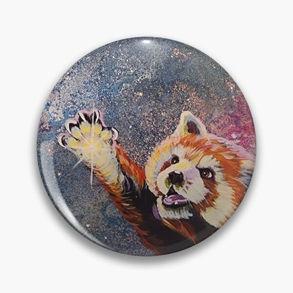 Item preview, Red Panda Reaching for Stars designed and sold by Michelle  Krause.
