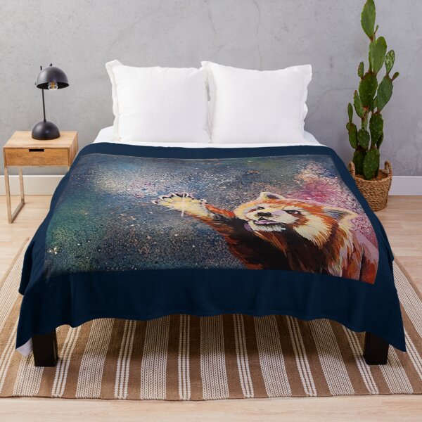 Item preview, Red Panda Reaching for Stars designed and sold by Michelle  Krause.