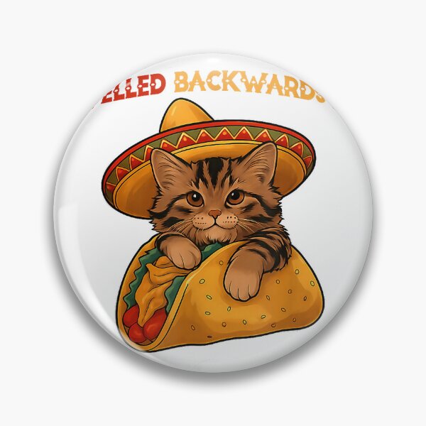 Item preview, Tacocat Spelled Backward is Tacocat Funny Cat and Taco Lover T-Shirt designed and sold by Design-phuket.