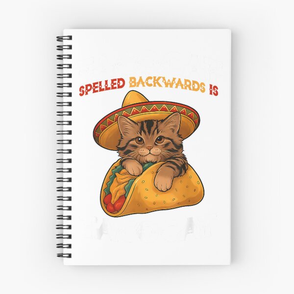 Item preview, Tacocat Spelled Backward is Tacocat Funny Cat and Taco Lover T-Shirt designed and sold by Design-phuket.