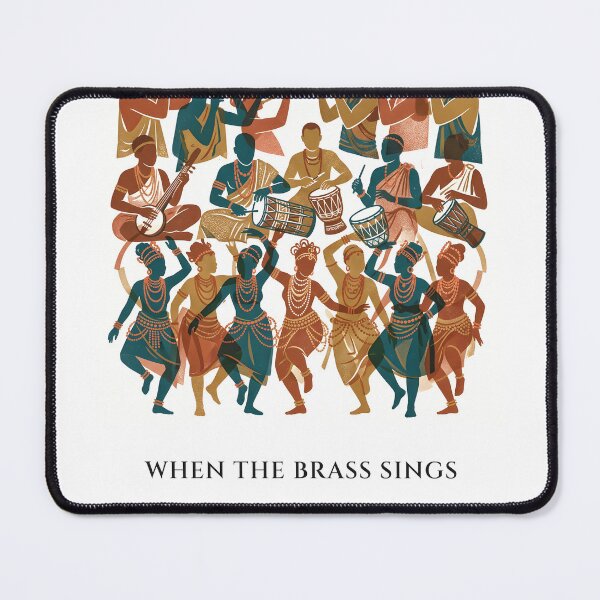 Item preview, Benin Court Musicians Risograph designed and sold by A3eEcosystem.
